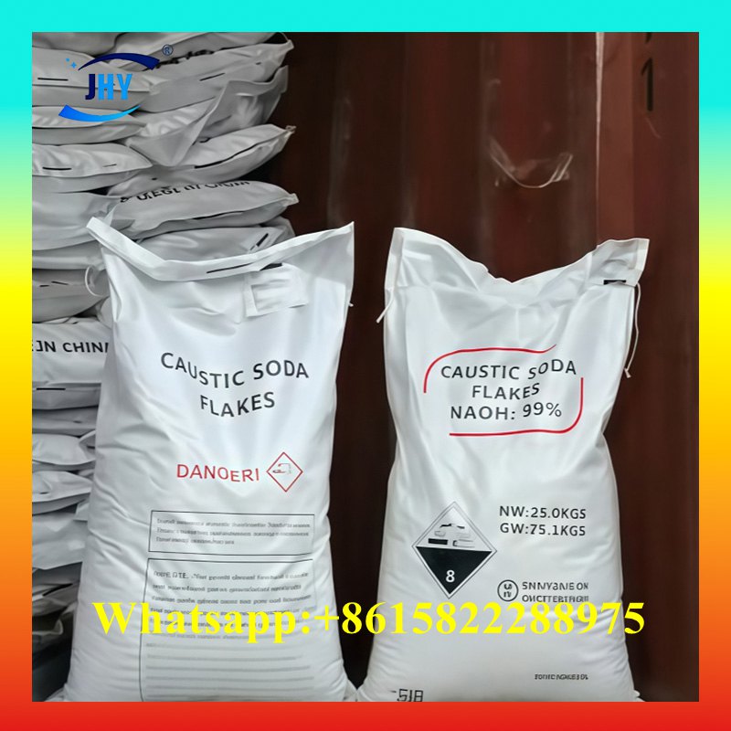 Soude caustique paillette 98.5% pour savon Usine sacs 25kg