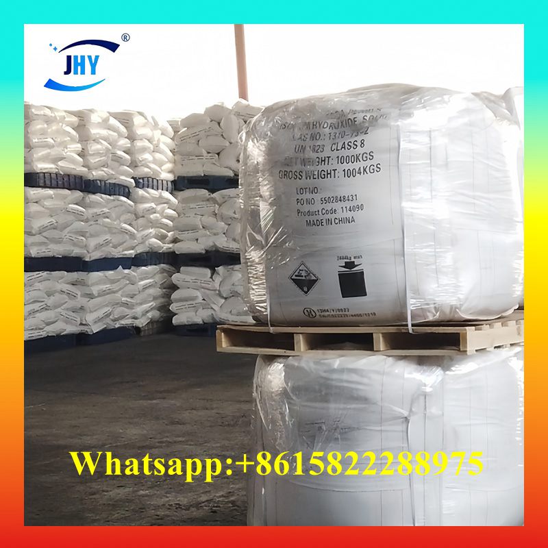 Perles de soude caustique en format jumbo pour l'exportation