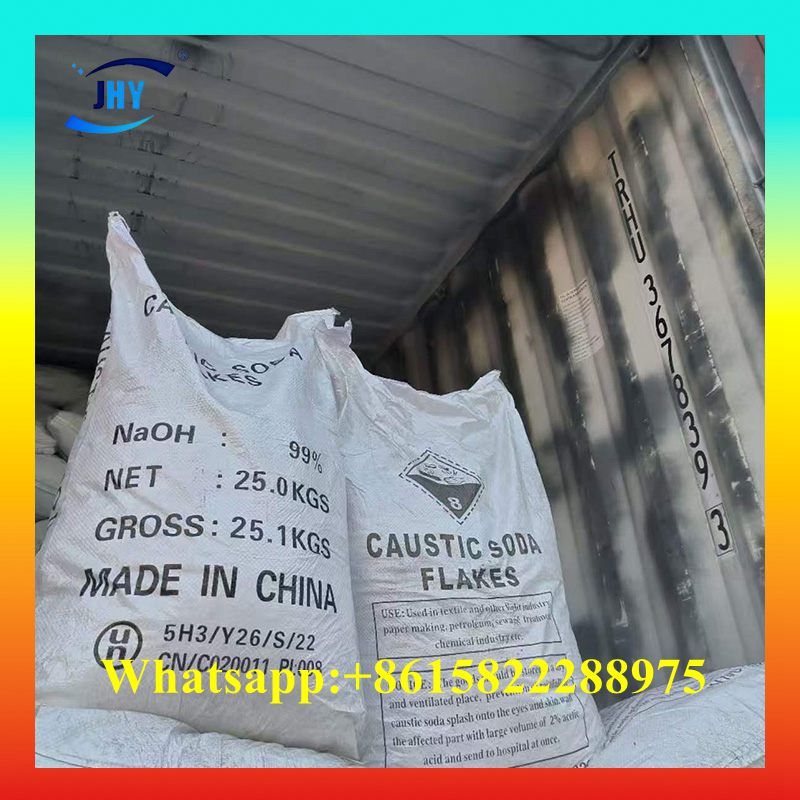 Soude caustique naoh en paillettes haute pureté pour usine