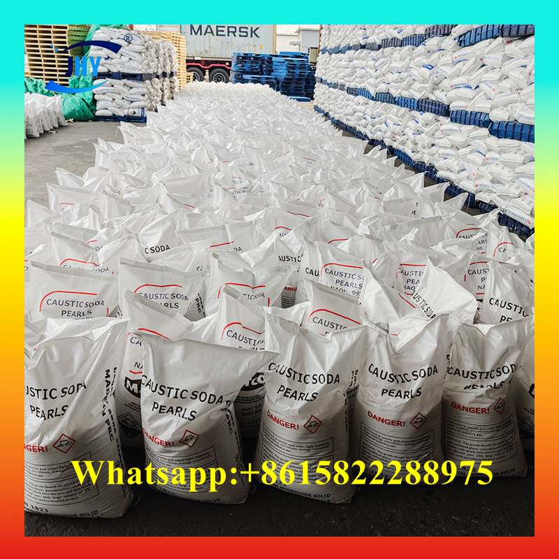 Chine sac de 25 kg de soude caustique en perles 